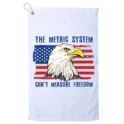 The Metric System Cant Measure Freedom 4th Of July Golf Towel