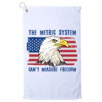 The Metric System Cant Measure Freedom 4th Of July Golf Towel