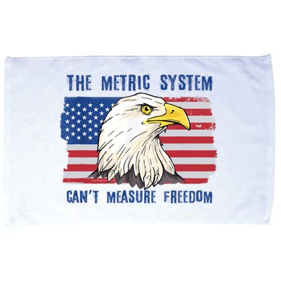 The Metric System Cant Measure Freedom 4th Of July Microfiber Hand Towel