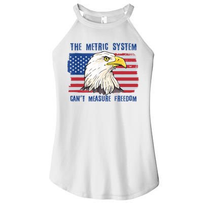 The Metric System Cant Measure Freedom 4th Of July Women's Perfect Tri Rocker Tank