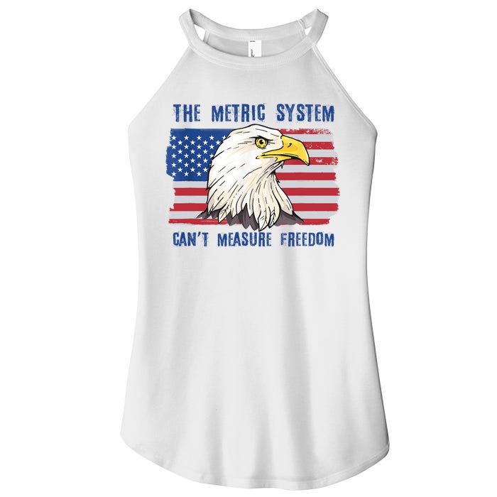 The Metric System Cant Measure Freedom 4th Of July Women's Perfect Tri Rocker Tank