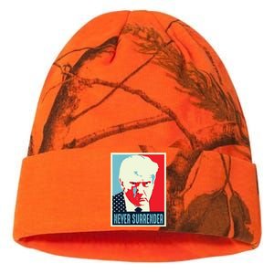 Trump Mug Shot Never Surrender Kati Licensed 12" Camo Beanie