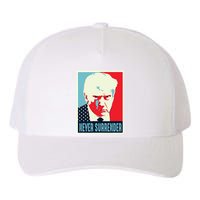 Trump Mug Shot Never Surrender Yupoong Adult 5-Panel Trucker Hat