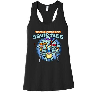 Teenage Mutant Squirtles Women's Racerback Tank