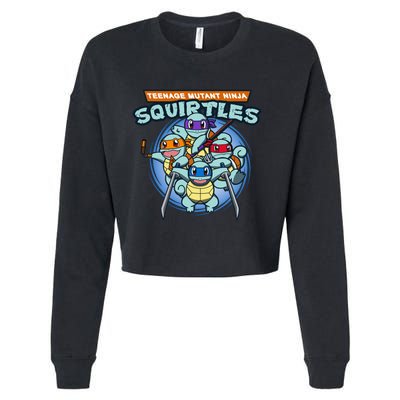 Teenage Mutant Squirtles Cropped Pullover Crew