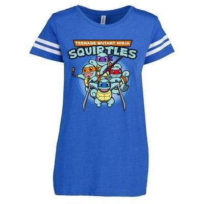 Teenage Mutant Squirtles Enza Ladies Jersey Football T-Shirt