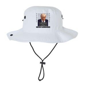 Trump Mug Shot Donald Trump Mug Shot Never Surrender Trending Design Legacy Cool Fit Booney Bucket Hat