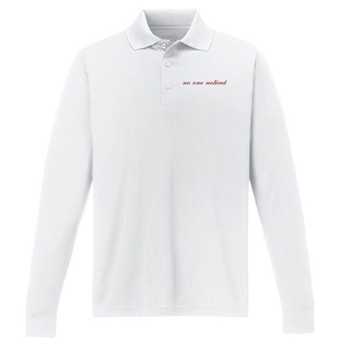 The MaríAs Store No One Noticed Performance Long Sleeve Polo