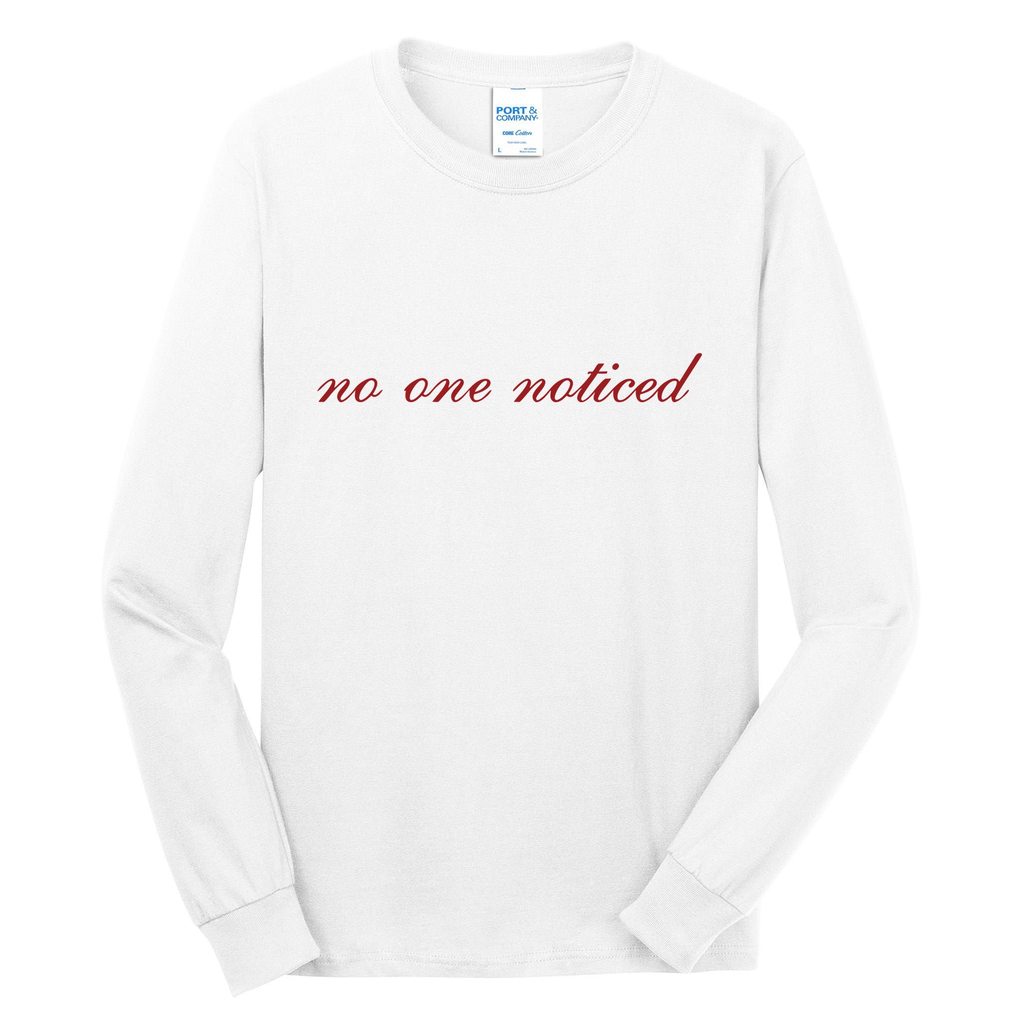 The MaríAs Store No One Noticed Tall Long Sleeve T-Shirt