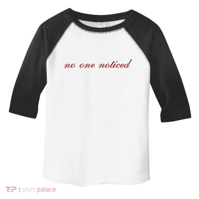 The MaríAs Store No One Noticed Toddler Fine Jersey T-Shirt
