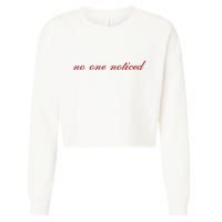 The MaríAs Store No One Noticed Cropped Pullover Crew