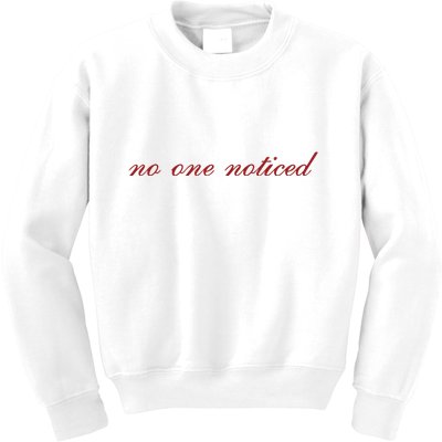 The MaríAs Store No One Noticed Kids Sweatshirt