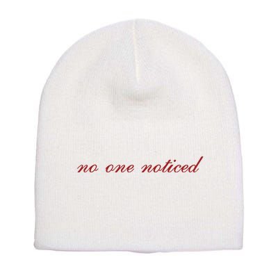 The MaríAs Store No One Noticed Short Acrylic Beanie