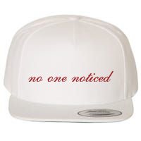The MaríAs Store No One Noticed Wool Snapback Cap
