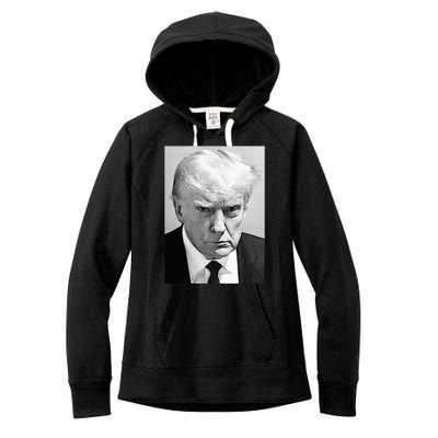 Trump Mug Shot Donald Trump Mug Shot Women's Fleece Hoodie