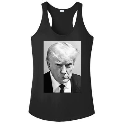 Trump Mug Shot Donald Trump Mug Shot Ladies PosiCharge Competitor Racerback Tank