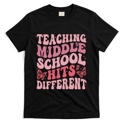 Teaching Middle School Hits Different T-Shirt