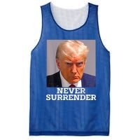 Trump Mug Shot Donald Trump Mug Shot Never Surrender Mesh Reversible Basketball Jersey Tank