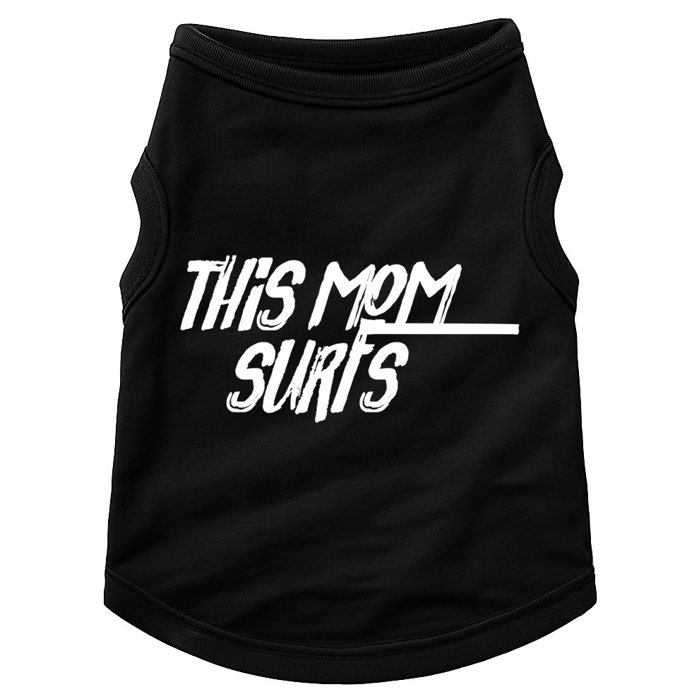 This Mom Surfs Female Surfer Surfing Surfer Gift Doggie Tank