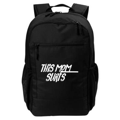 This Mom Surfs Female Surfer Surfing Surfer Gift Backpack