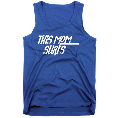 This Mom Surfs Female Surfer Surfing Surfer Gift Tank Top