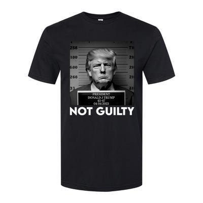 Trump Mug Shot, Trump Not Guilty Pro Trump Supporter Softstyle CVC T-Shirt