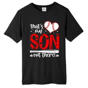 Thats My Son Baseball Mom Dad Mothers Day Gift Tall Fusion ChromaSoft Performance T-Shirt