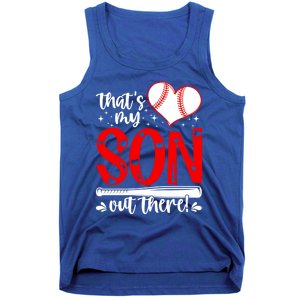 Thats My Son Baseball Mom Dad Mothers Day Gift Tank Top