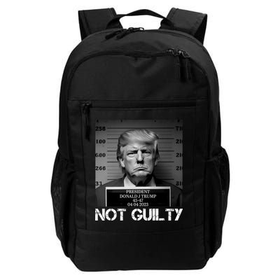 Trump Mug Shot, Trump Not Guilty Pro Trump Supporter Backpack