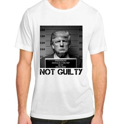 Trump Mug Shot, Trump Not Guilty Pro Trump Supporter Adult ChromaSoft Performance T-Shirt