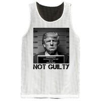 Trump Mug Shot, Trump Not Guilty Pro Trump Supporter Mesh Reversible Basketball Jersey Tank