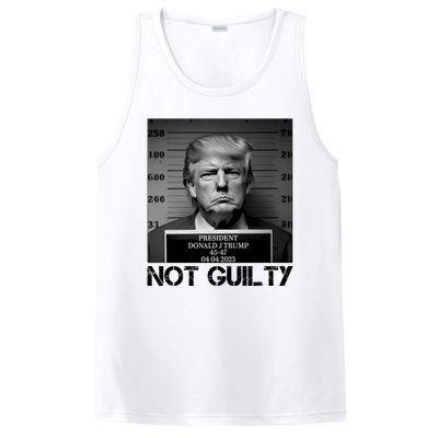 Trump Mug Shot, Trump Not Guilty Pro Trump Supporter PosiCharge Competitor Tank