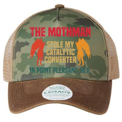 The Mothman Stole My Catalytic Converter In Point Legacy Tie Dye Trucker Hat