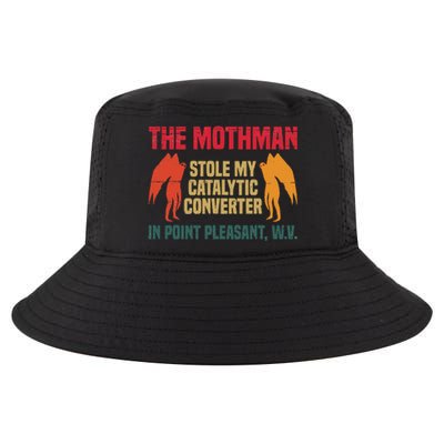 The Mothman Stole My Catalytic Converter In Point Cool Comfort Performance Bucket Hat