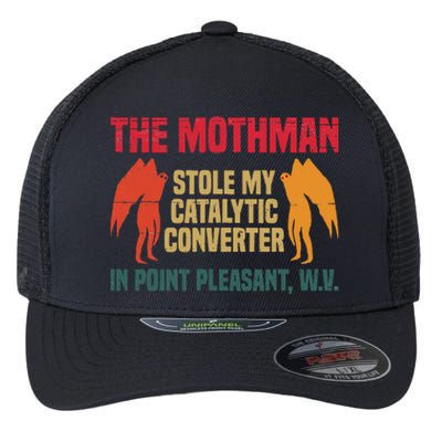 The Mothman Stole My Catalytic Converter In Point Flexfit Unipanel Trucker Cap