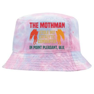 The Mothman Stole My Catalytic Converter In Point Tie-Dyed Bucket Hat