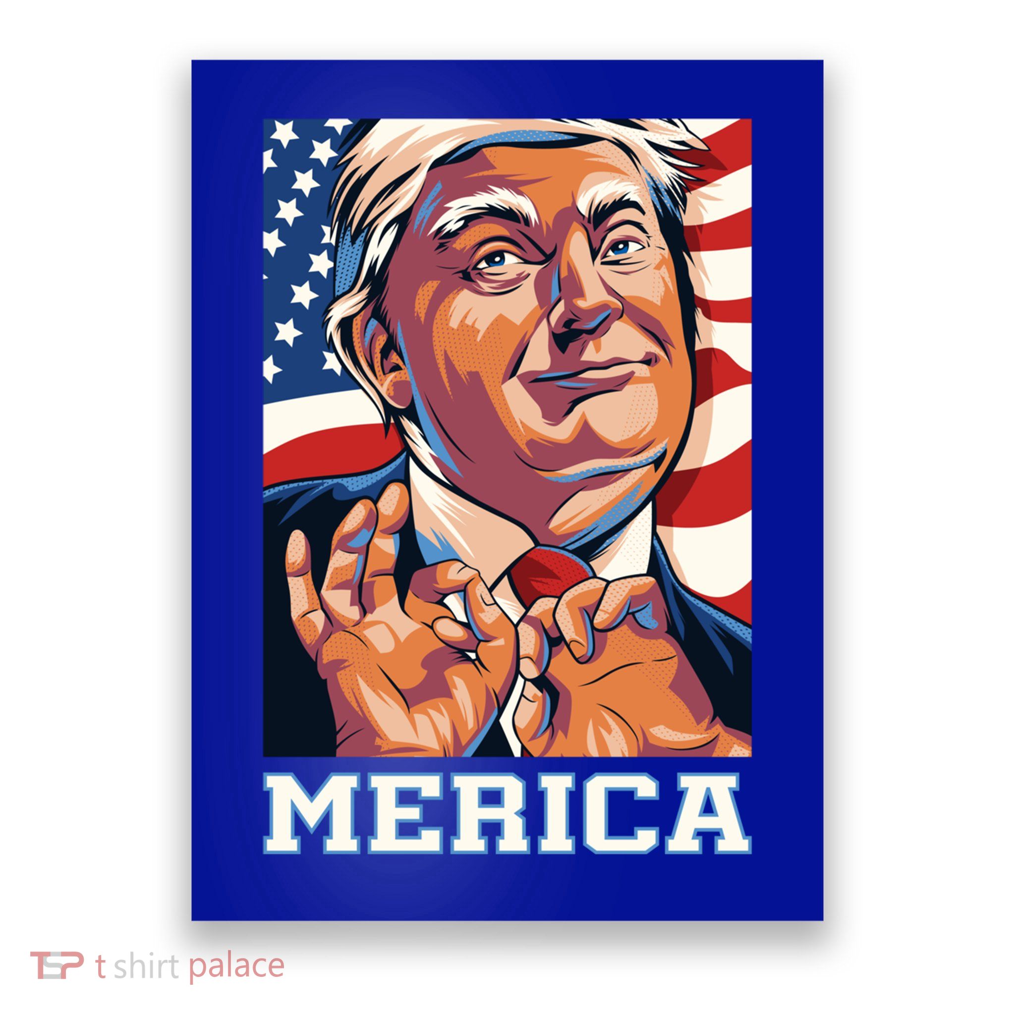 Trump Merica Sarcastic Funny Poster Art Gift Poster