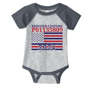 Trump Mug Shot Prisoner Costume P01135809 Infant Baby Jersey Bodysuit