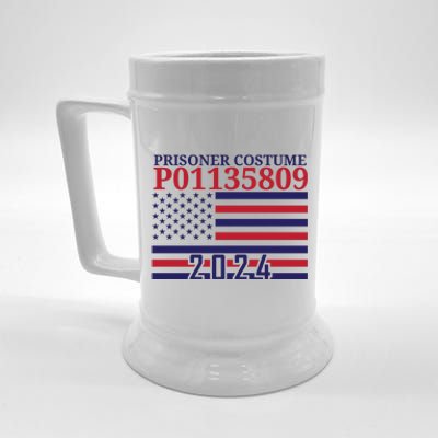 Trump Mug Shot Prisoner Costume P01135809 Beer Stein