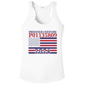 Trump Mug Shot Prisoner Costume P01135809 Ladies PosiCharge Competitor Racerback Tank