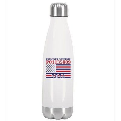 Trump Mug Shot Prisoner Costume P01135809 Stainless Steel Insulated Water Bottle