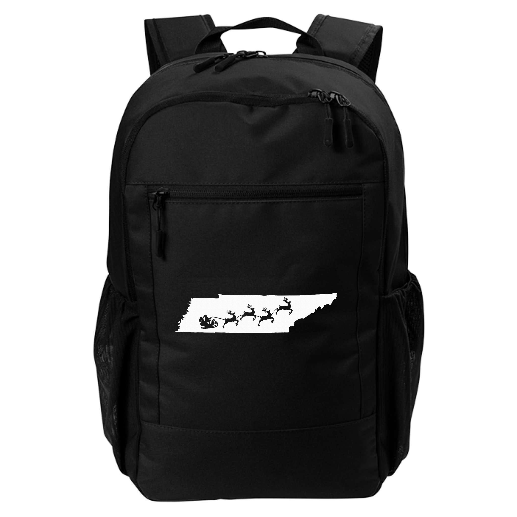 Tennessee Map Santa Christmas Reindeer Xmas Backpack