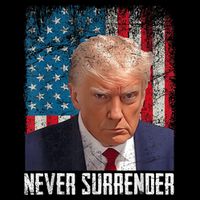 Trump Mug Shot Donald Trump Mug Shot Never Surrender Doggie Tank