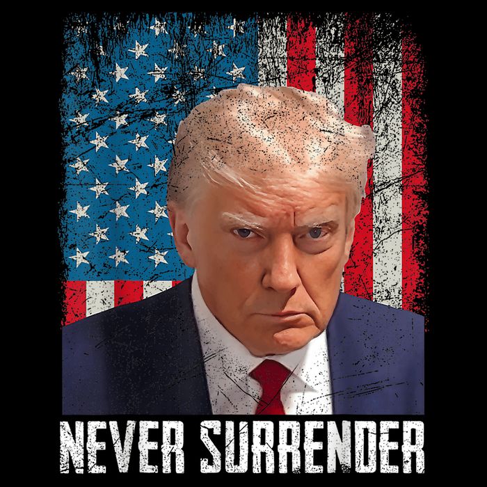 Trump Mug Shot Donald Trump Mug Shot Never Surrender Doggie Tank