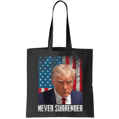 Trump Mug Shot Donald Trump Mug Shot Never Surrender Bag