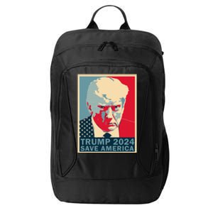 Trump Mug Shot 2024 Save America Trump City Backpack