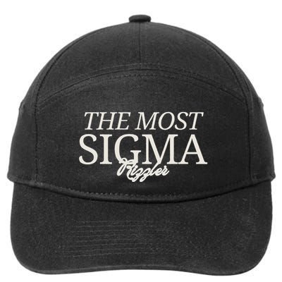 The Most Sigma Rizzler 7-Panel Snapback Hat