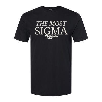 The Most Sigma Rizzler Softstyle CVC T-Shirt