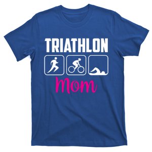 Triathlon Mom Sports Triathlons Triathlete Mother Mommy Mama Gift T-Shirt