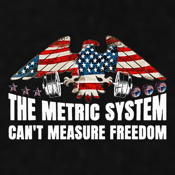 The Metric System CanT Measure Freedom Ladies PosiCharge Tri-Blend Wicking Tank